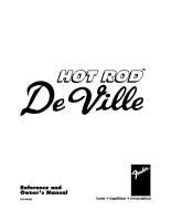 Fender Hot-Rod-DeVille - Owners Manual 